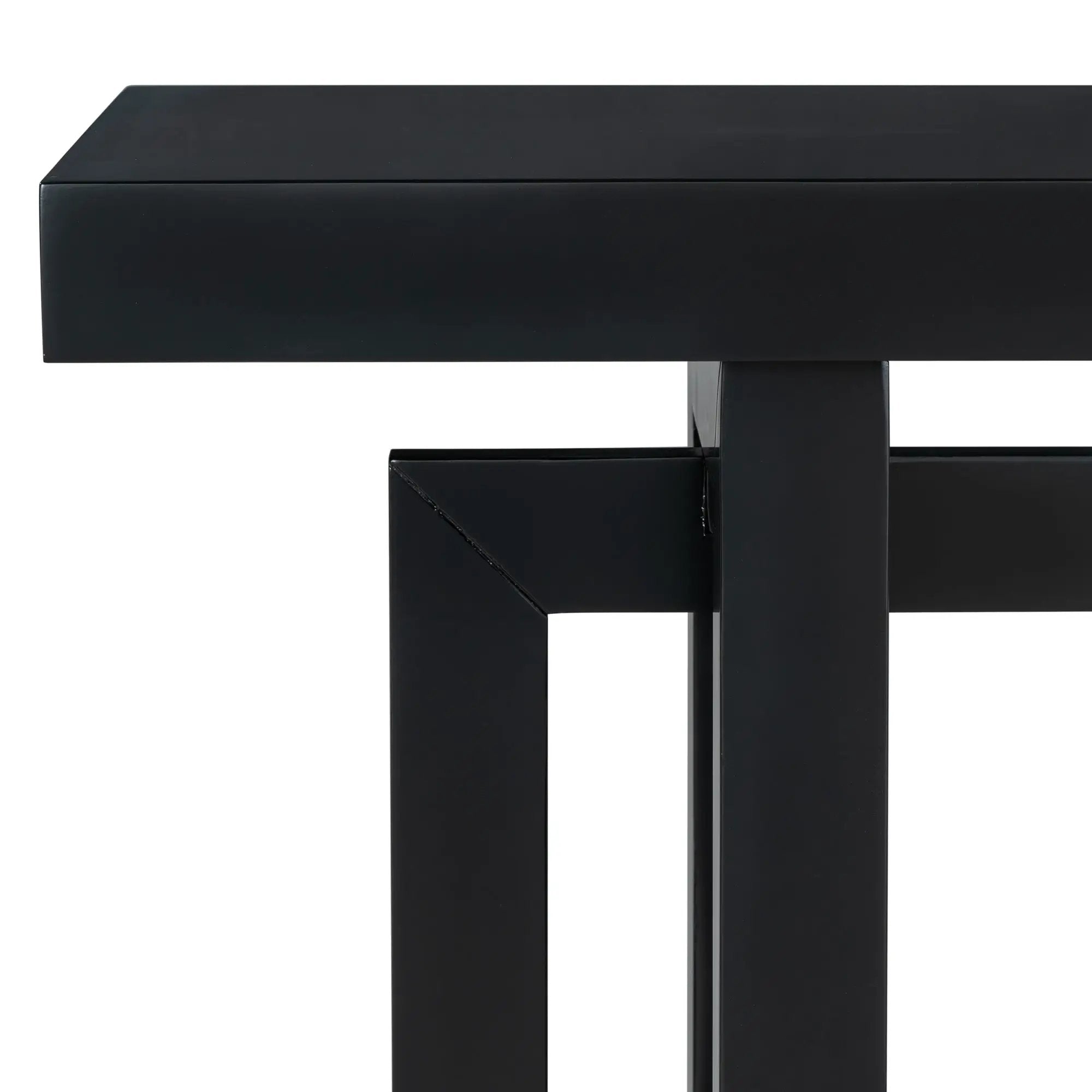 U Style 59.1'' Painted Entryway Table with Pine Veneer by HouseOfZazla