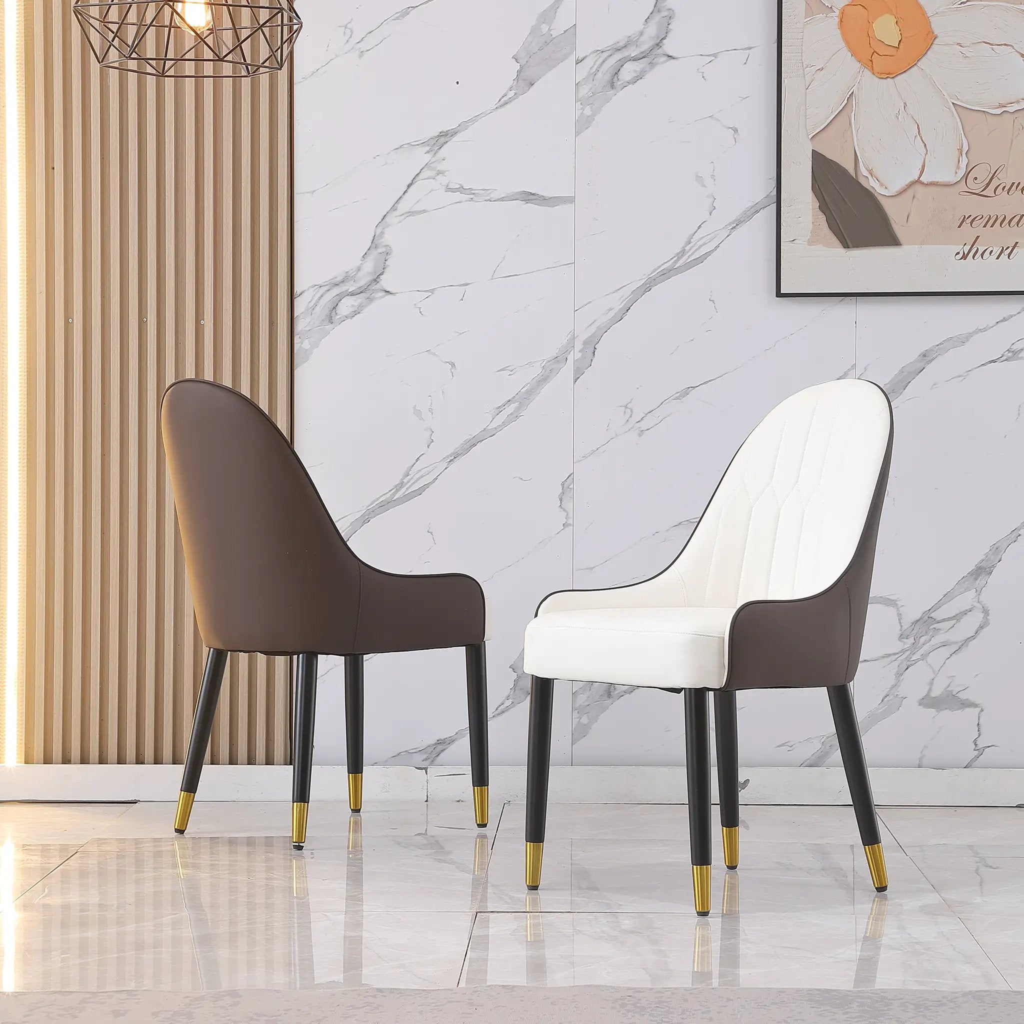 Dining Chair with PU Leather by HouseOfZazla