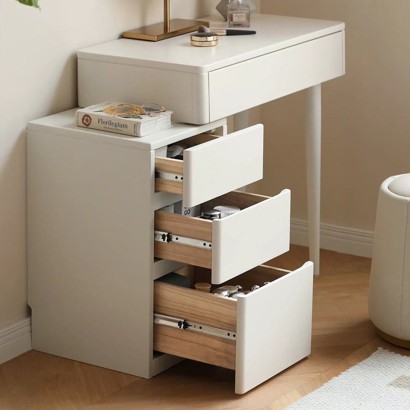 Solid Liriodendron Wood Dresser Table with Stool by HouseOfZazla