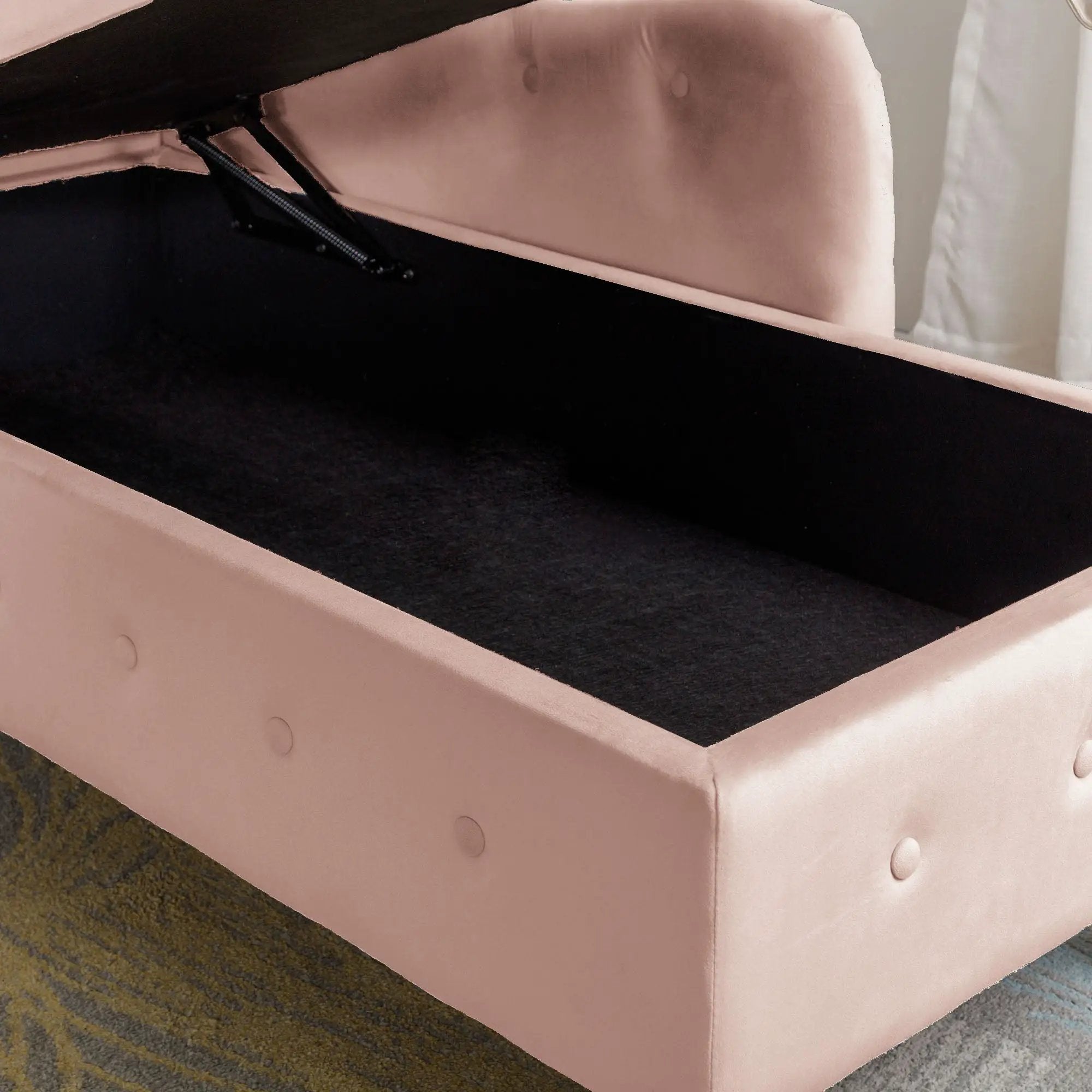 Pink Chaise Lounge Indoor Velvet Lounge Chair by HouseOfZazla