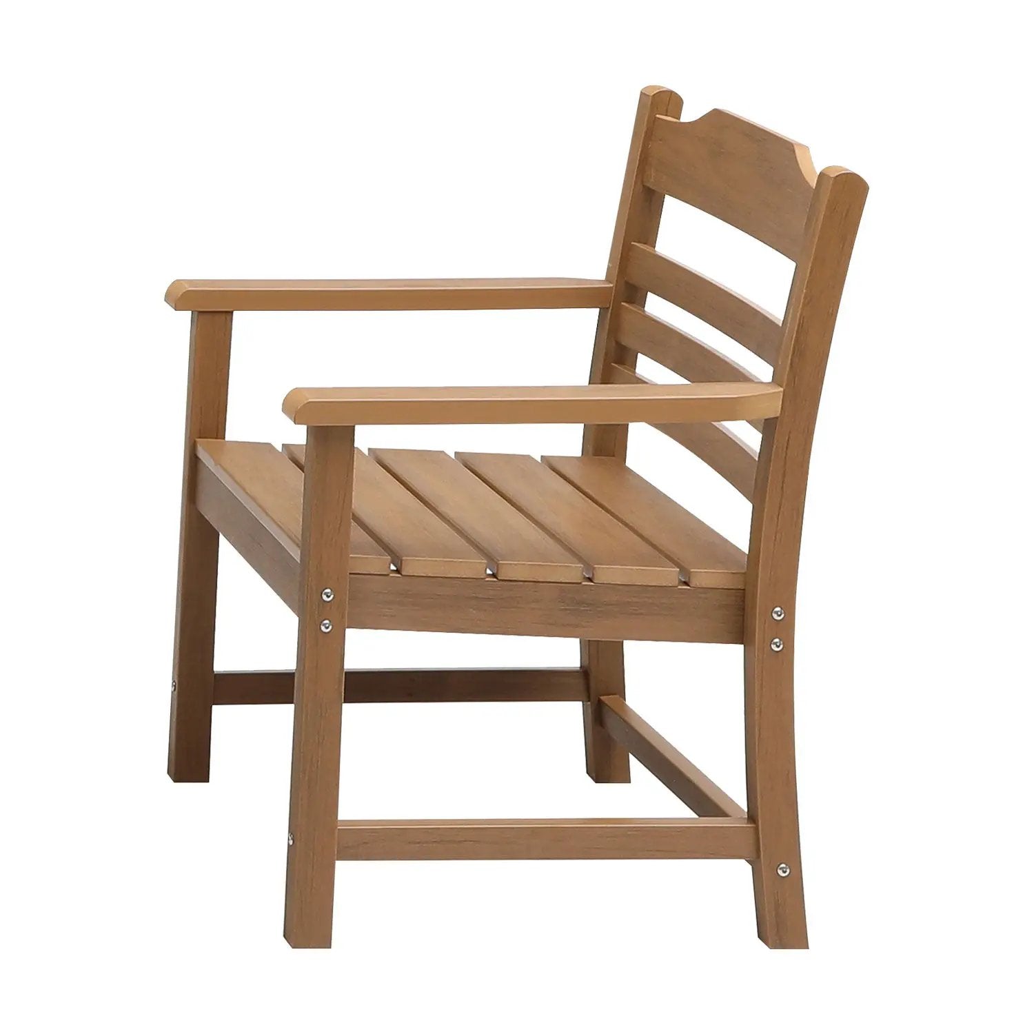 Patio Dining Chair with Armset Set of 2 - HIPS Material by HouseOfZazla