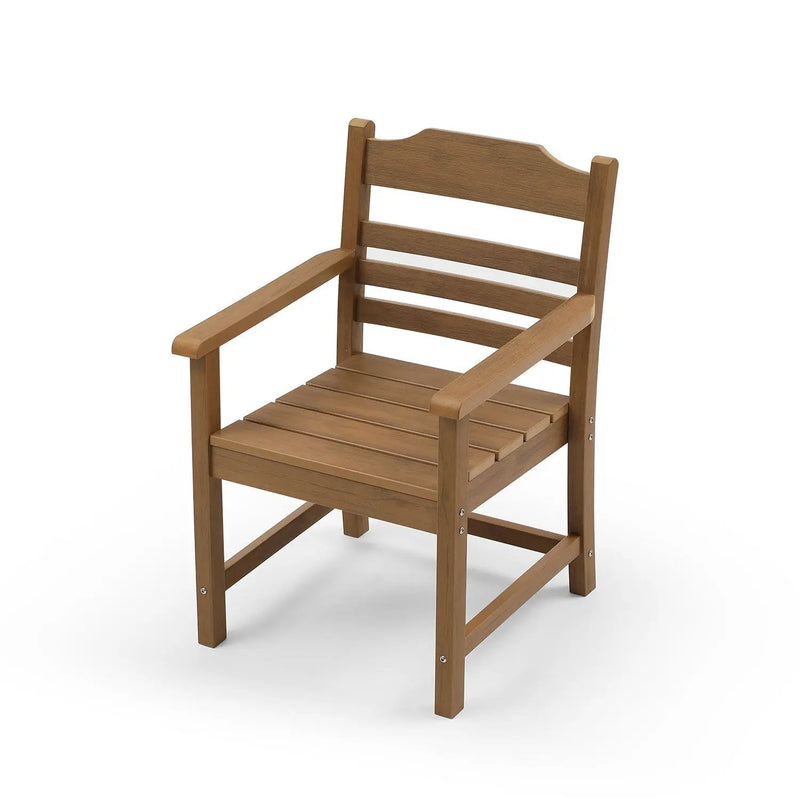 Patio Dining Chair with Armset Set of 2 - HIPS Material by HouseOfZazla