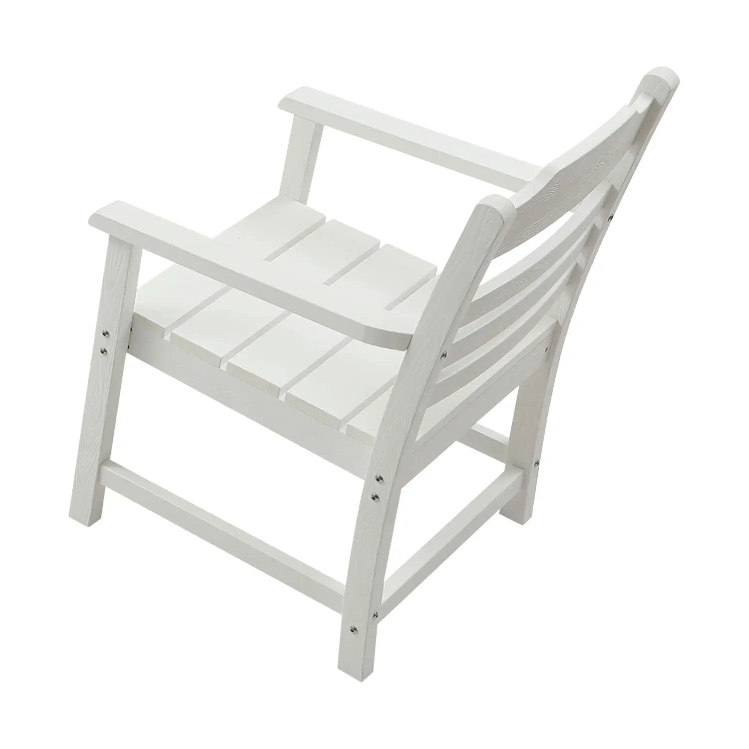 Patio Dining Chair with Armset Set of 2, Pure by HouseOfZazla