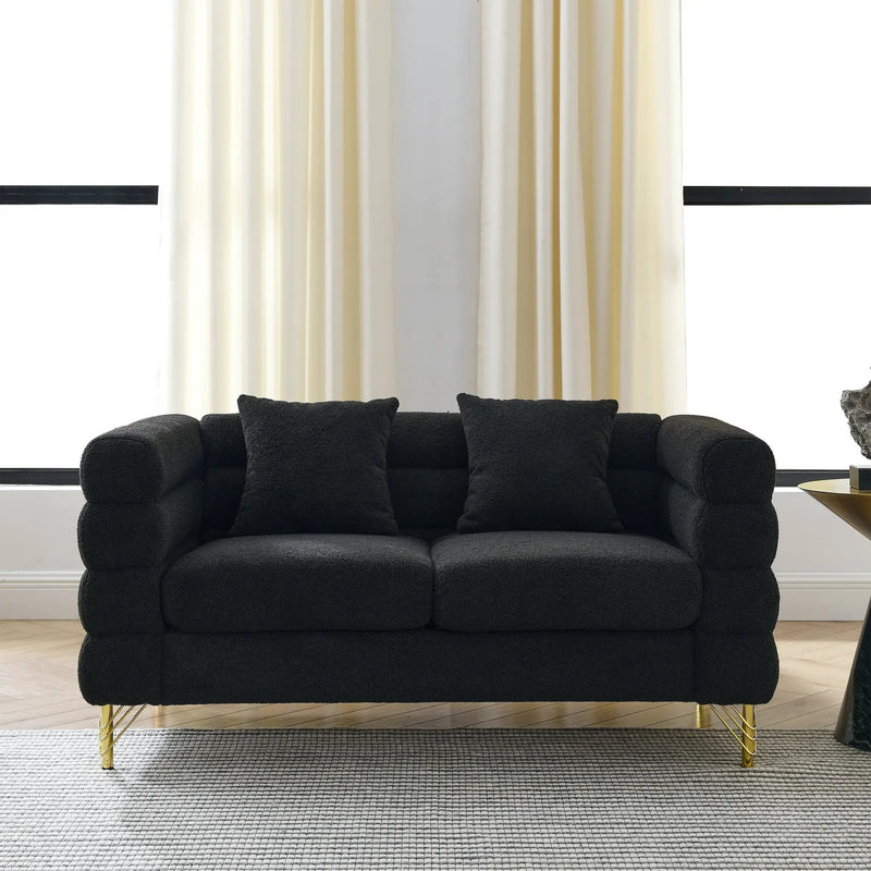 60-Inch Oversized 2-Seater Sectional Sofa by HouseOfZazla