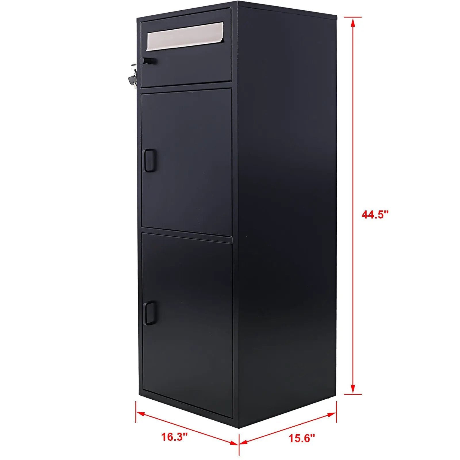 Large Steel Freestanding Floor Parcel Package Drop Box by HouseOfZazla