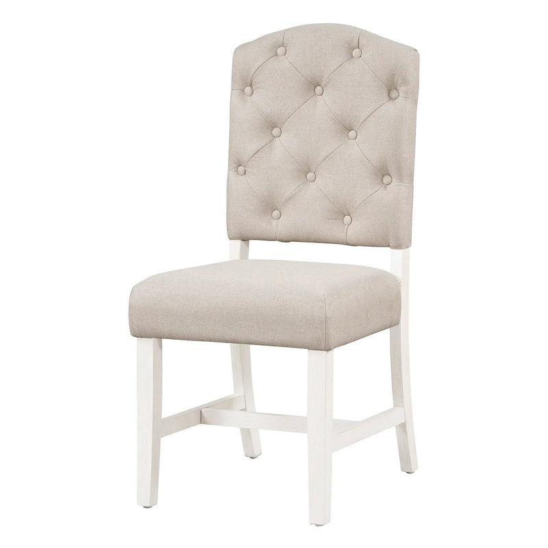 TREXM Retro Style Dining Chair Set with 4 Upholstered Chairs by HouseOfZazla
