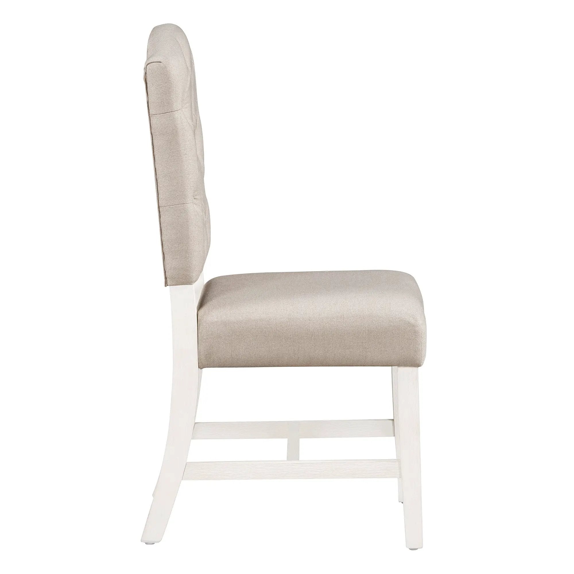TREXM Retro Style Dining Chair Set with 4 Upholstered Chairs by HouseOfZazla