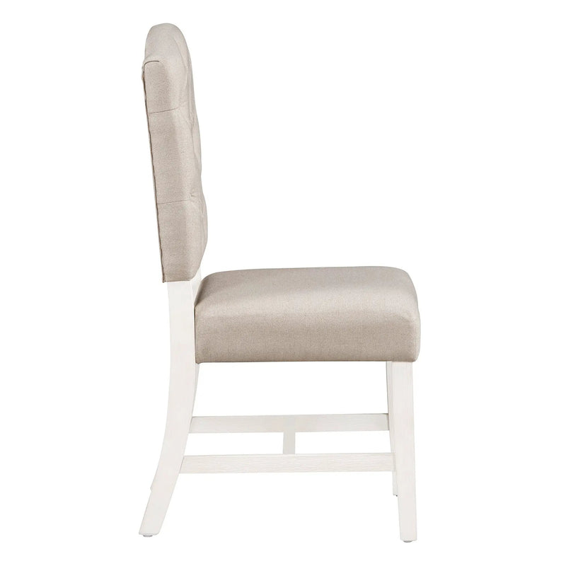 TREXM Retro Style Dining Chair Set with 4 Upholstered Chairs by HouseOfZazla