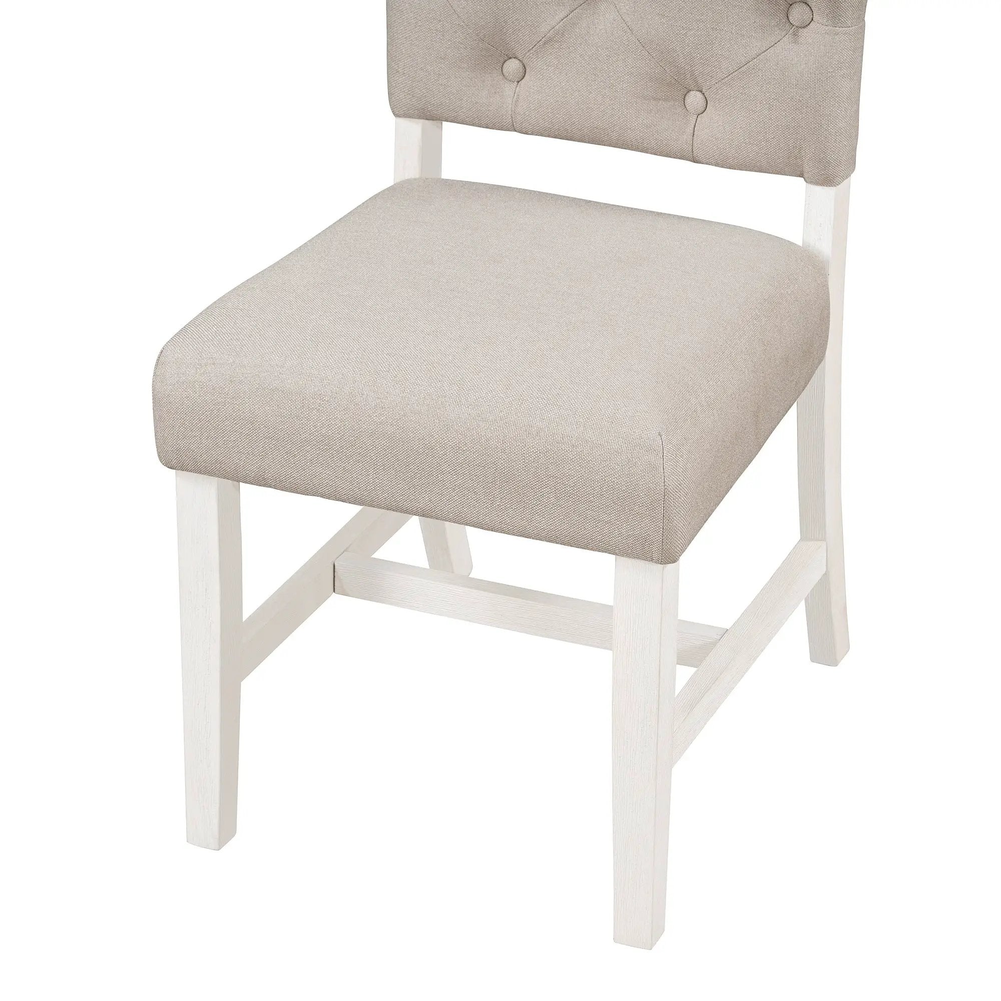 TREXM Retro Style Dining Chair Set with 4 Upholstered Chairs by HouseOfZazla