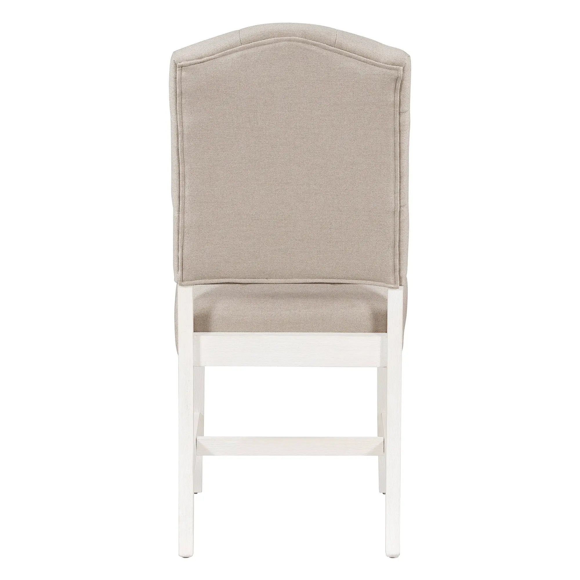 TREXM Retro Style Dining Chair Set with 4 Upholstered Chairs by HouseOfZazla