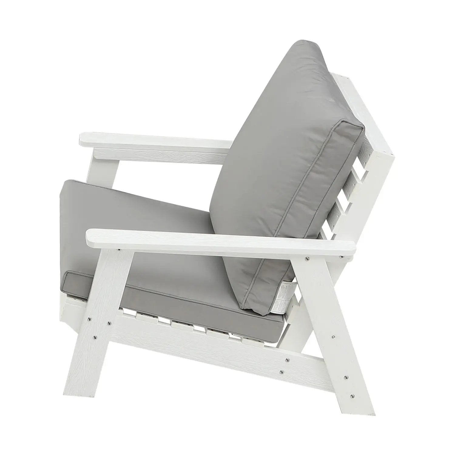 HIPS All-Weather Outdoor Single Sofa With Cushion by HouseOfZazla
