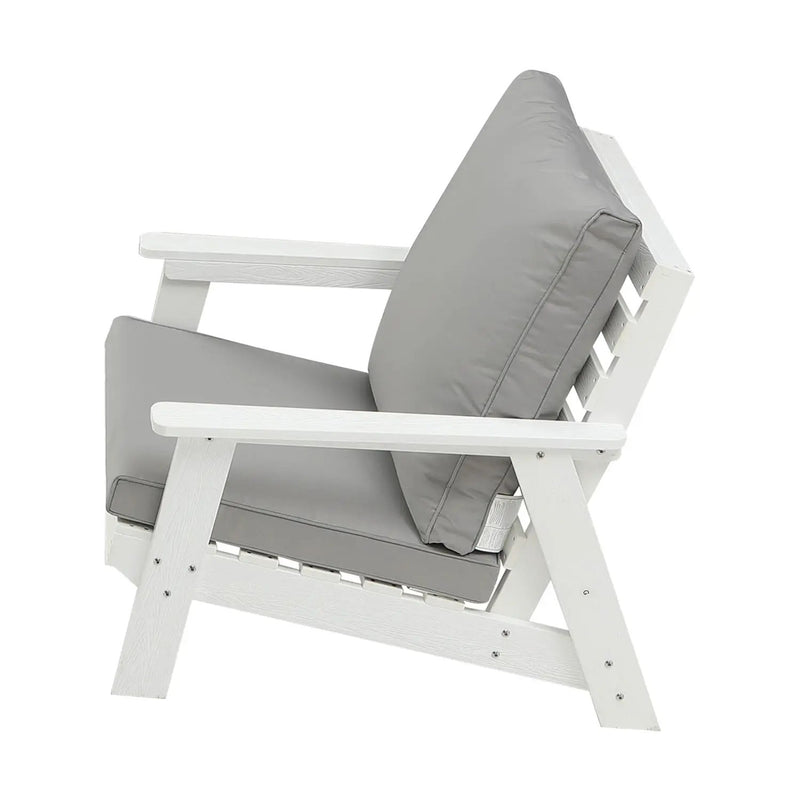 HIPS All-Weather Outdoor Single Sofa With Cushion by HouseOfZazla