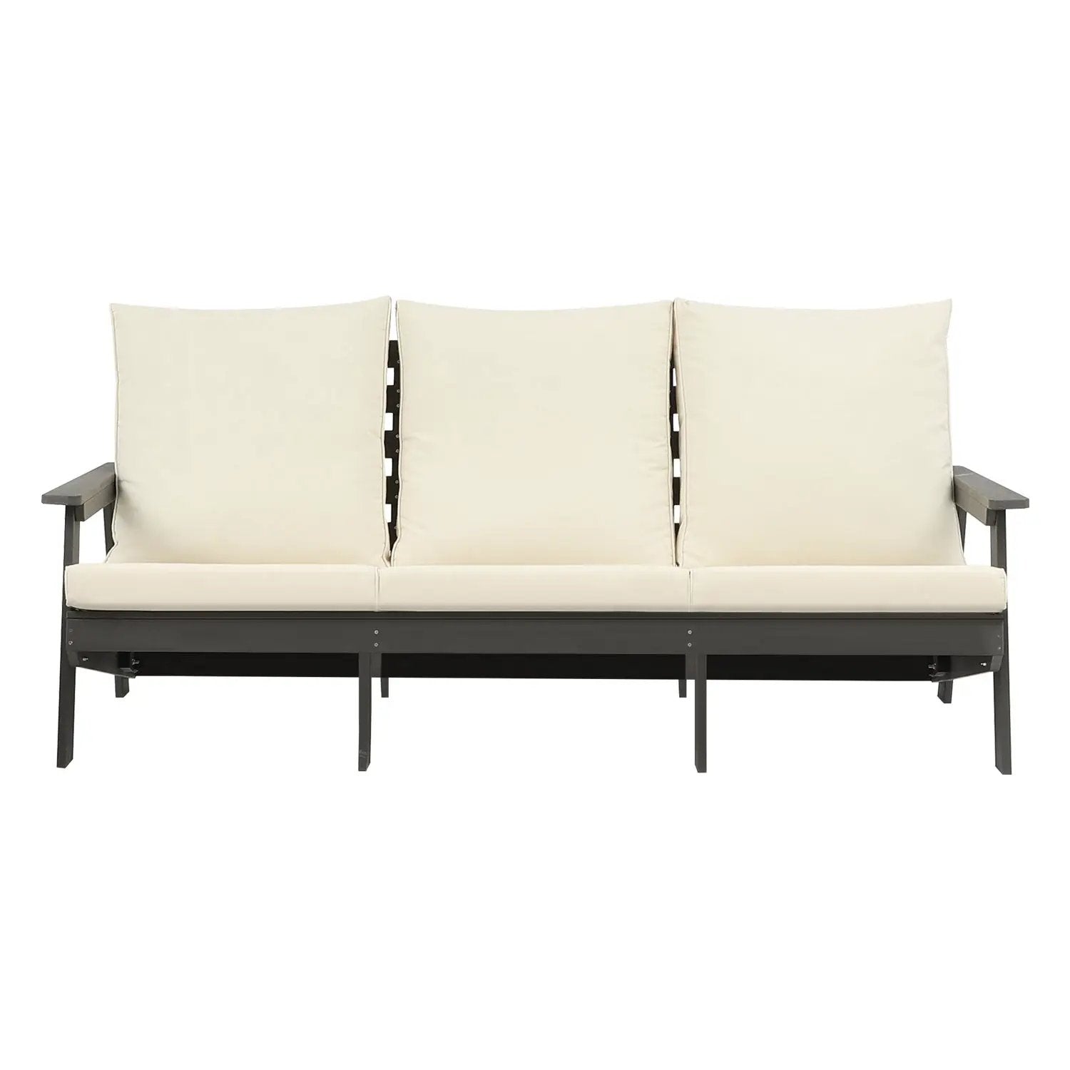 HIPS 3 Seater Outdoor Garden Sofa with Cushion by HouseOfZazla