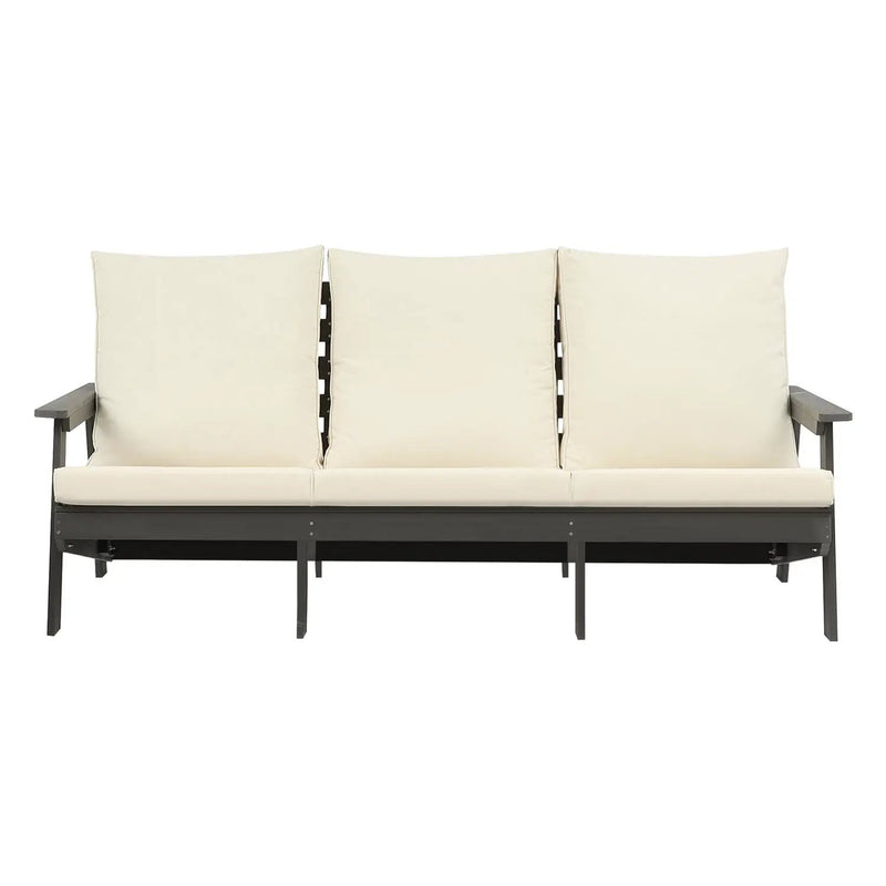 HIPS 3 Seater Outdoor Garden Sofa with Cushion by HouseOfZazla
