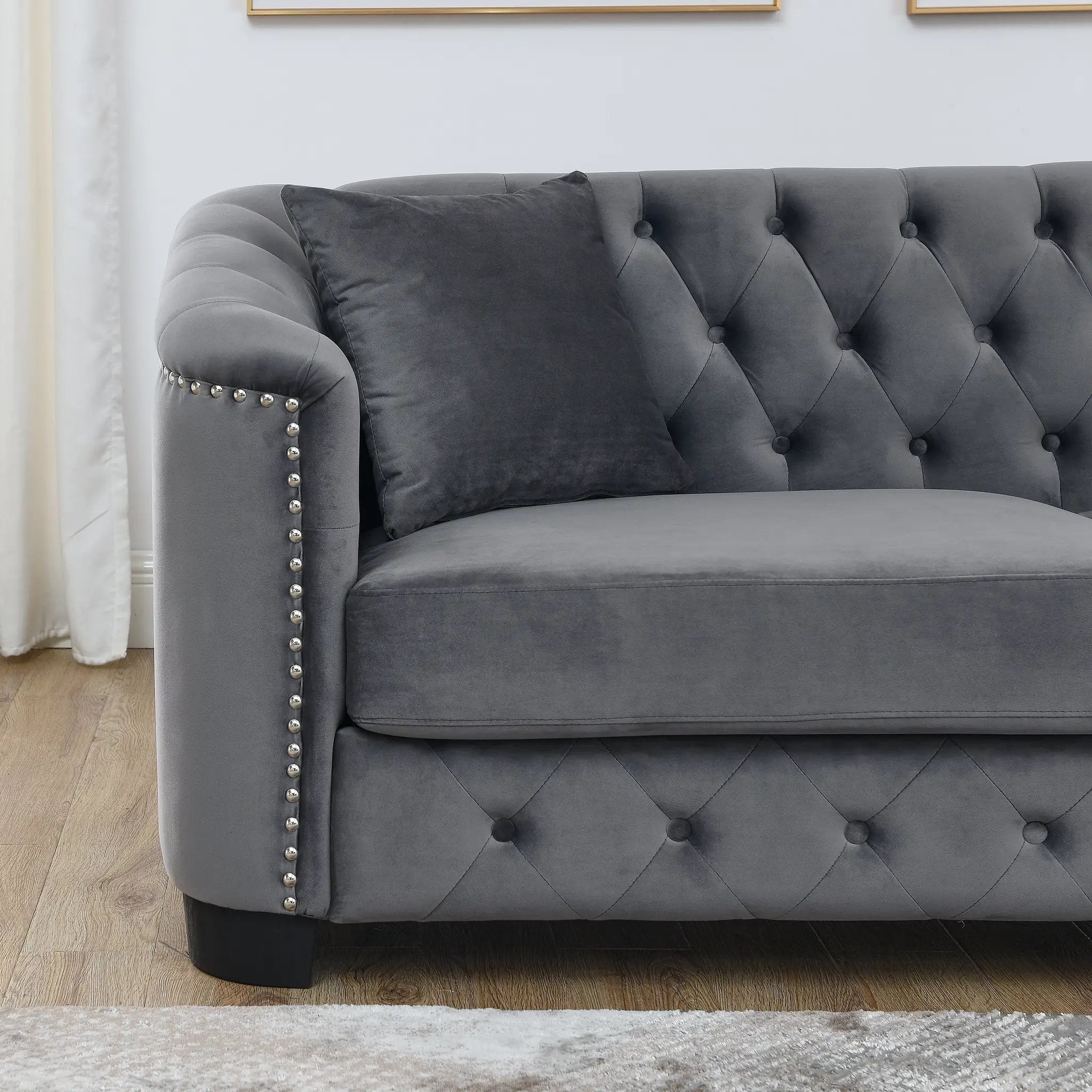 Velvet Chelsfield Sofa Set by HouseOfZazla