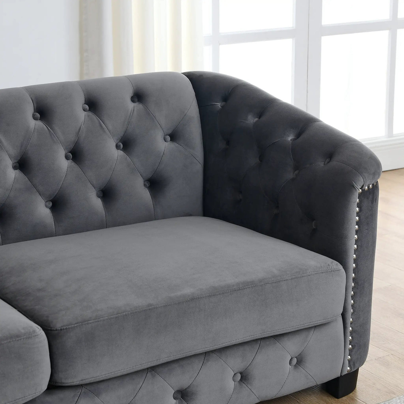 Velvet Chelsfield Sofa Set by HouseOfZazla
