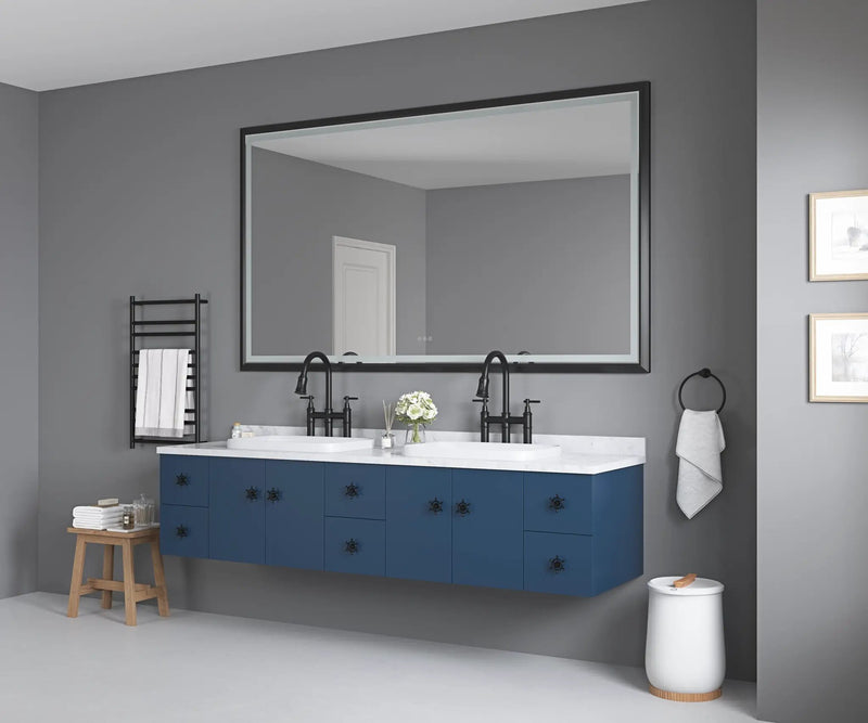 Oversized Rectangular Bathroom Mirror by HouseOfZazla