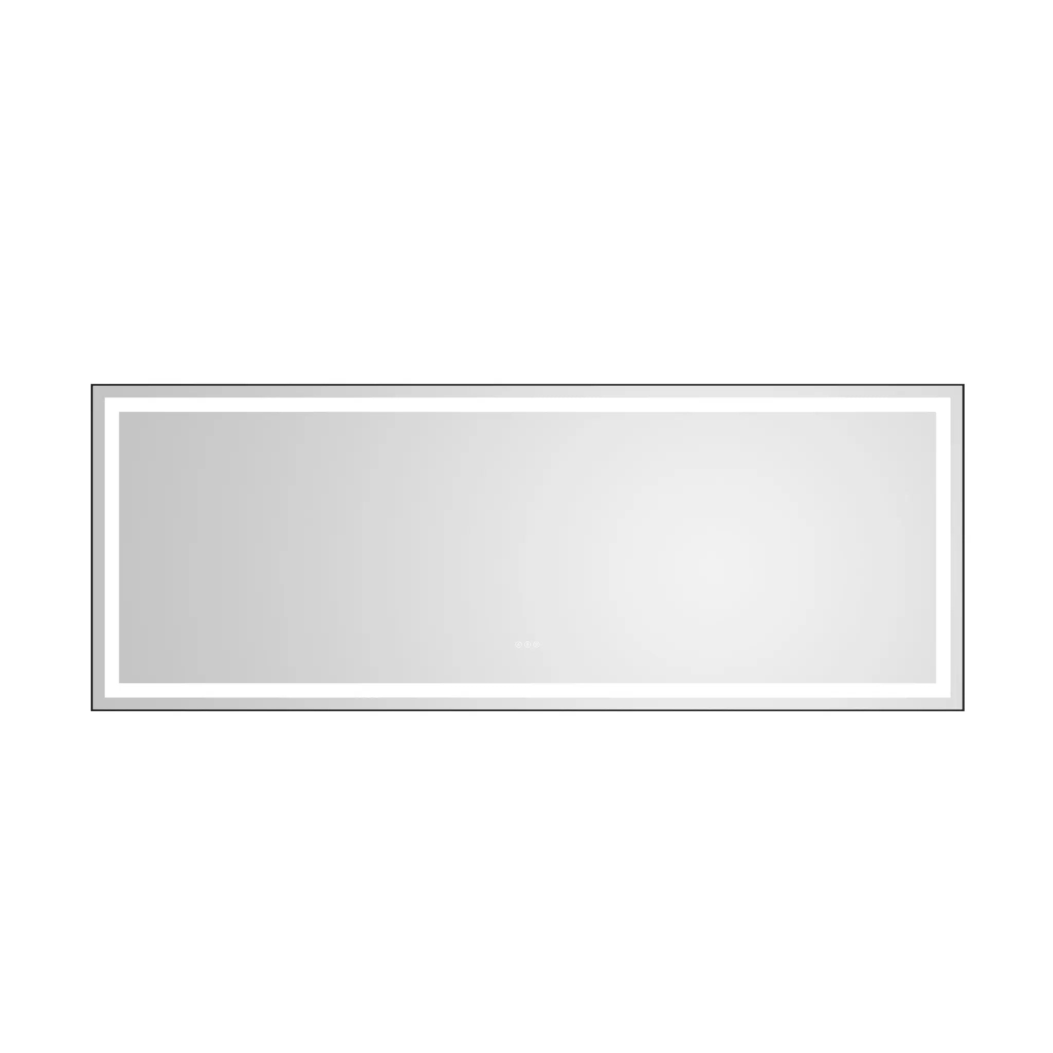 Framed LED Single Bathroom Vanity Mirror by HouseOfZazla