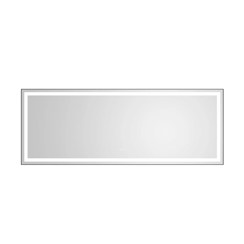 Framed LED Single Bathroom Vanity Mirror by HouseOfZazla