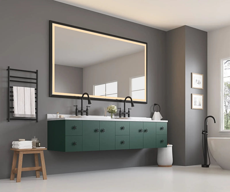 Oversized Rectangular Bathroom Mirror by HouseOfZazla