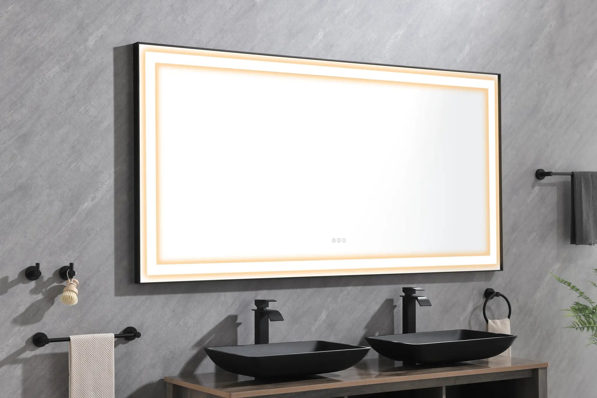 72 in. W x 36 in. H Bathroom Mirror by HouseOfZazla