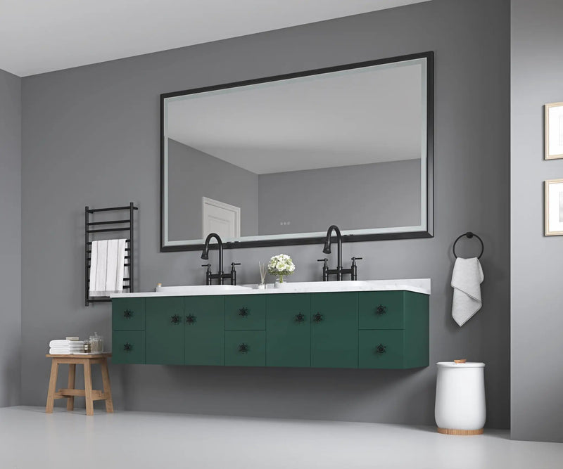 Oversized Rectangular Bathroom Mirror by HouseOfZazla