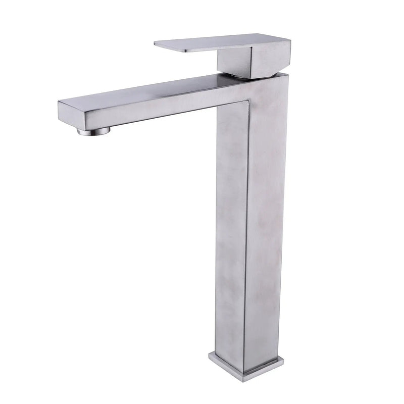 Single Handle Sink Brushed Nickel Vanity Bathroom Faucet by HouseOfZazla