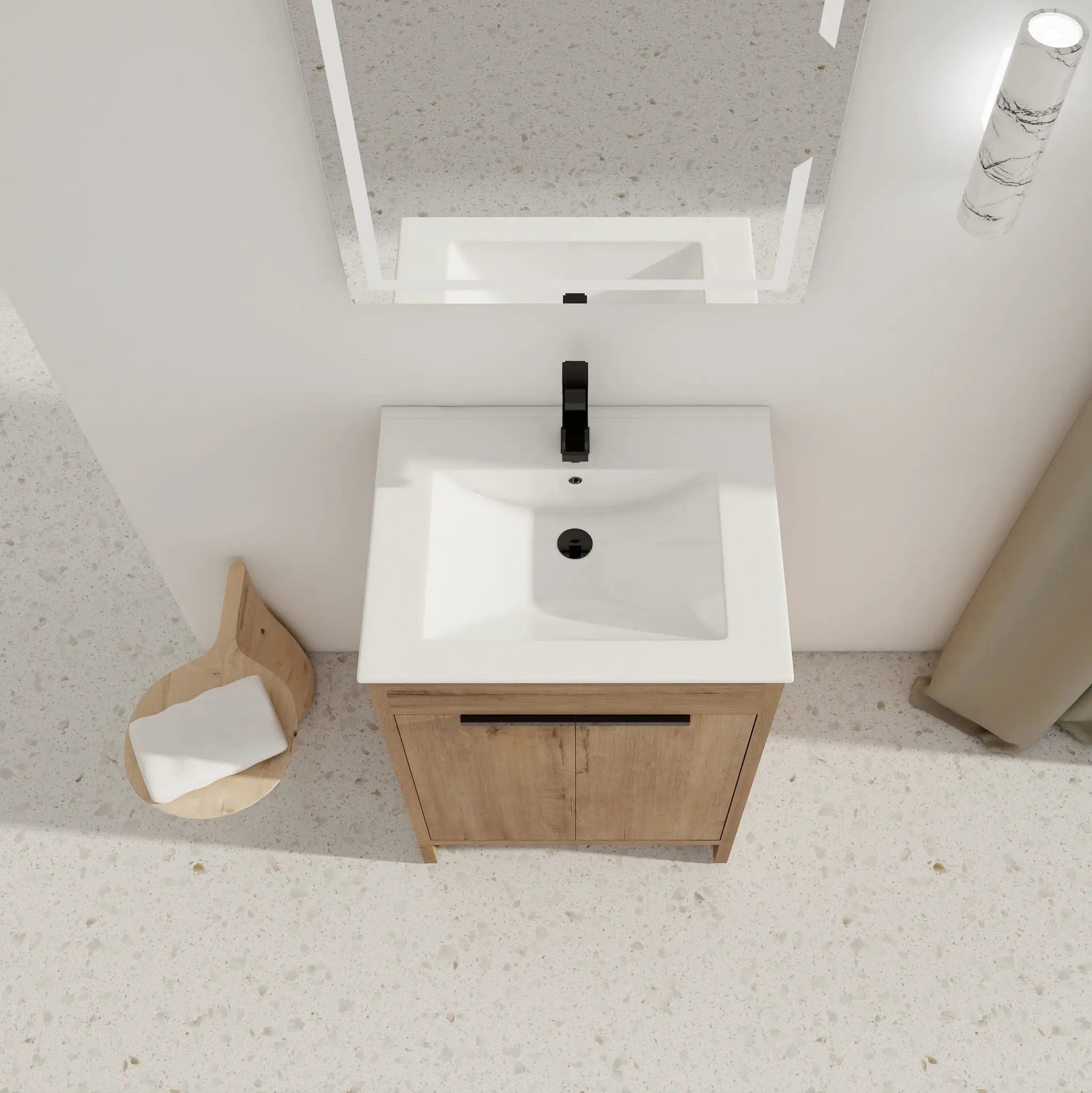 24" Freestanding Bathroom Vanity by HouseOfZazla
