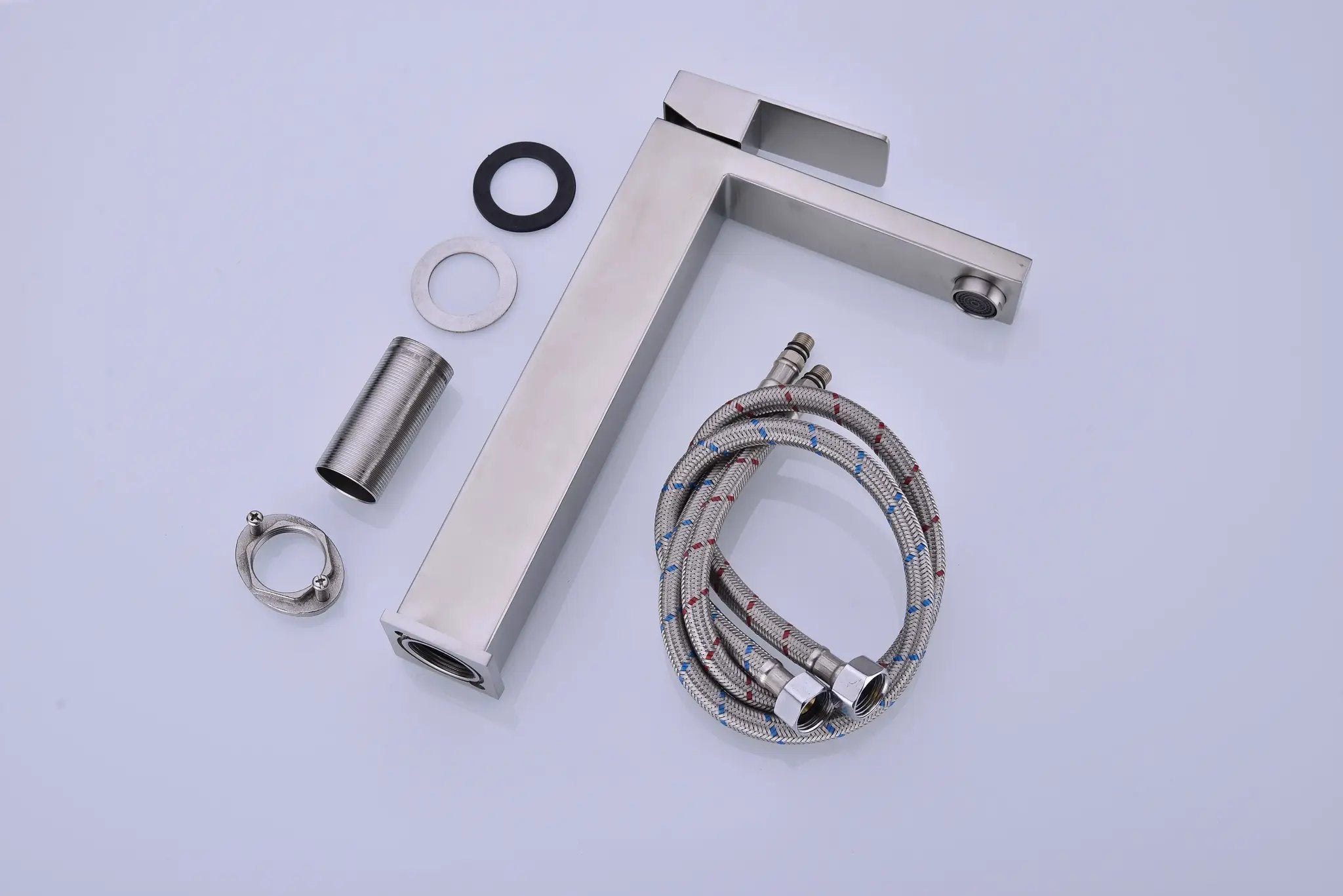Single Handle Sink Brushed Nickel Vanity Bathroom Faucet by HouseOfZazla