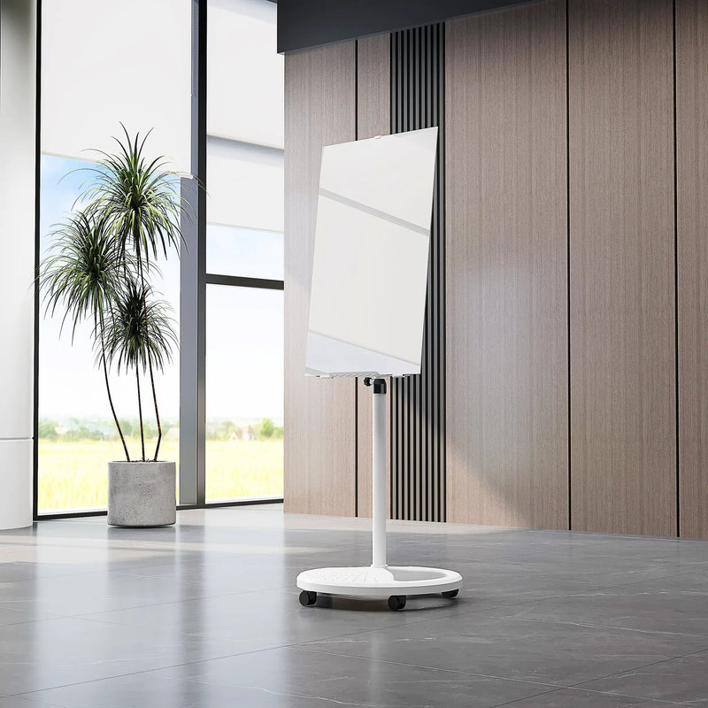 Removable Adjustable Height Tempered Glass Whiteboard by HouseOfZazla