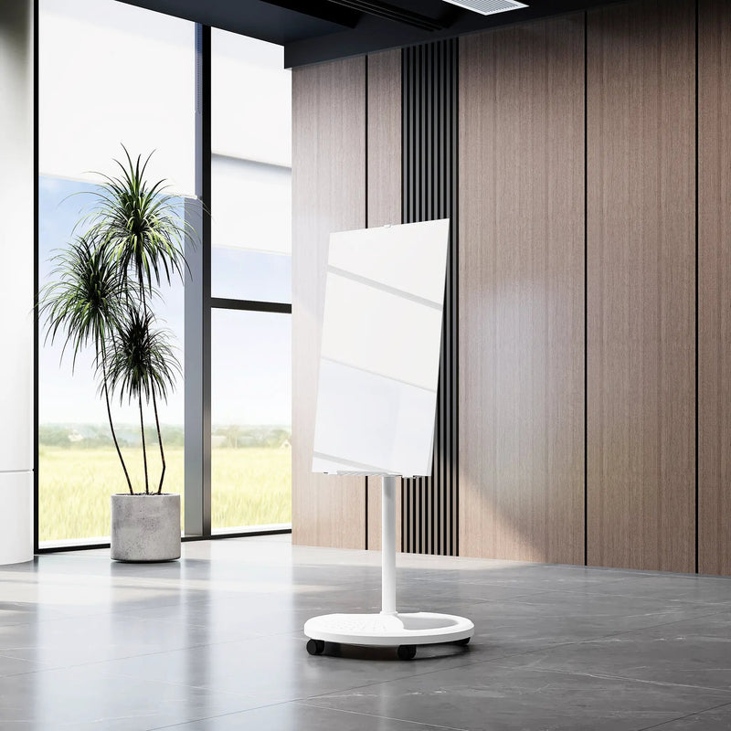 Removable Adjustable Height Tempered Glass Whiteboard by HouseOfZazla