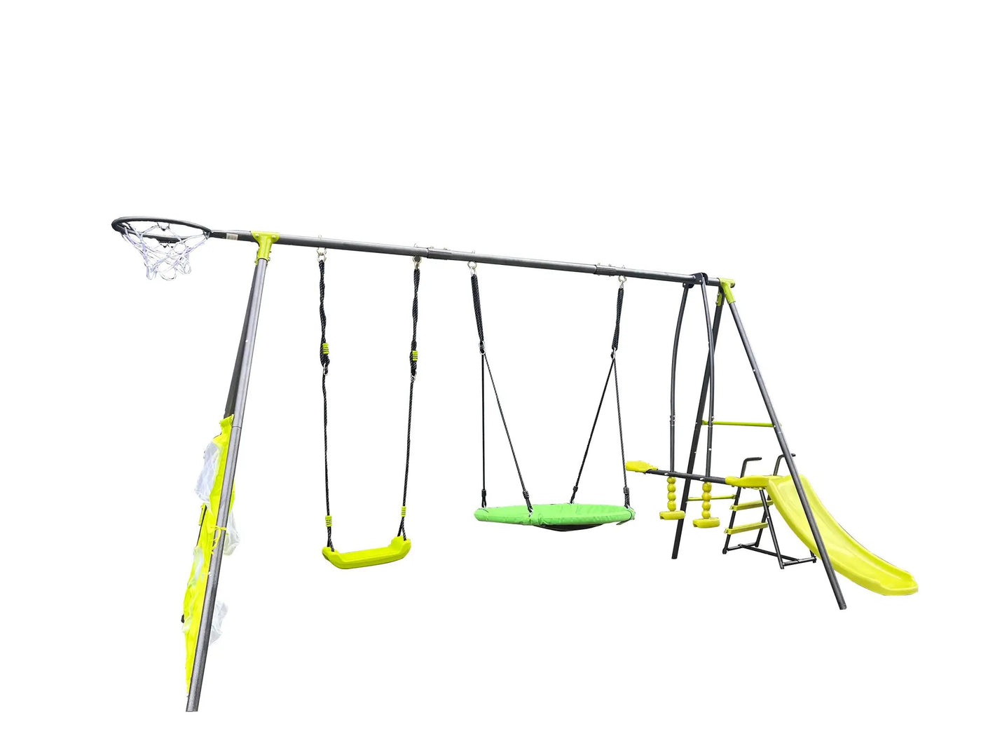 Saucer Swingset With Mini Slide by HouseOfZazla