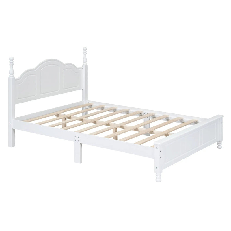 Full Size Wood Platform Bed Frame by HouseOfZazla