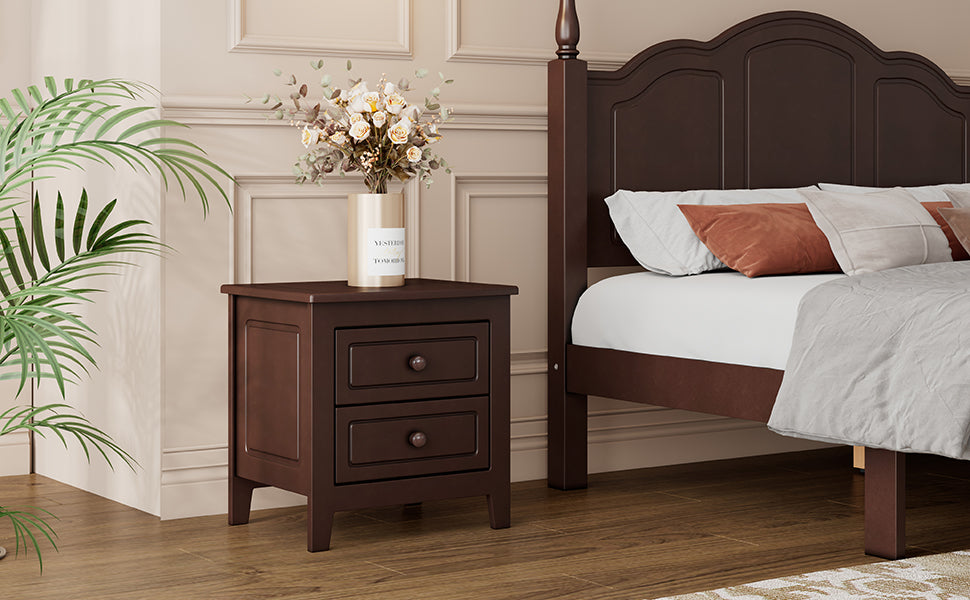 2-Drawer Nightstand for Bedroom by HouseOfZazla