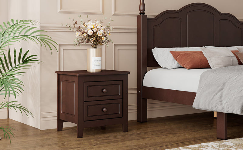 2-Drawer Nightstand for Bedroom by HouseOfZazla