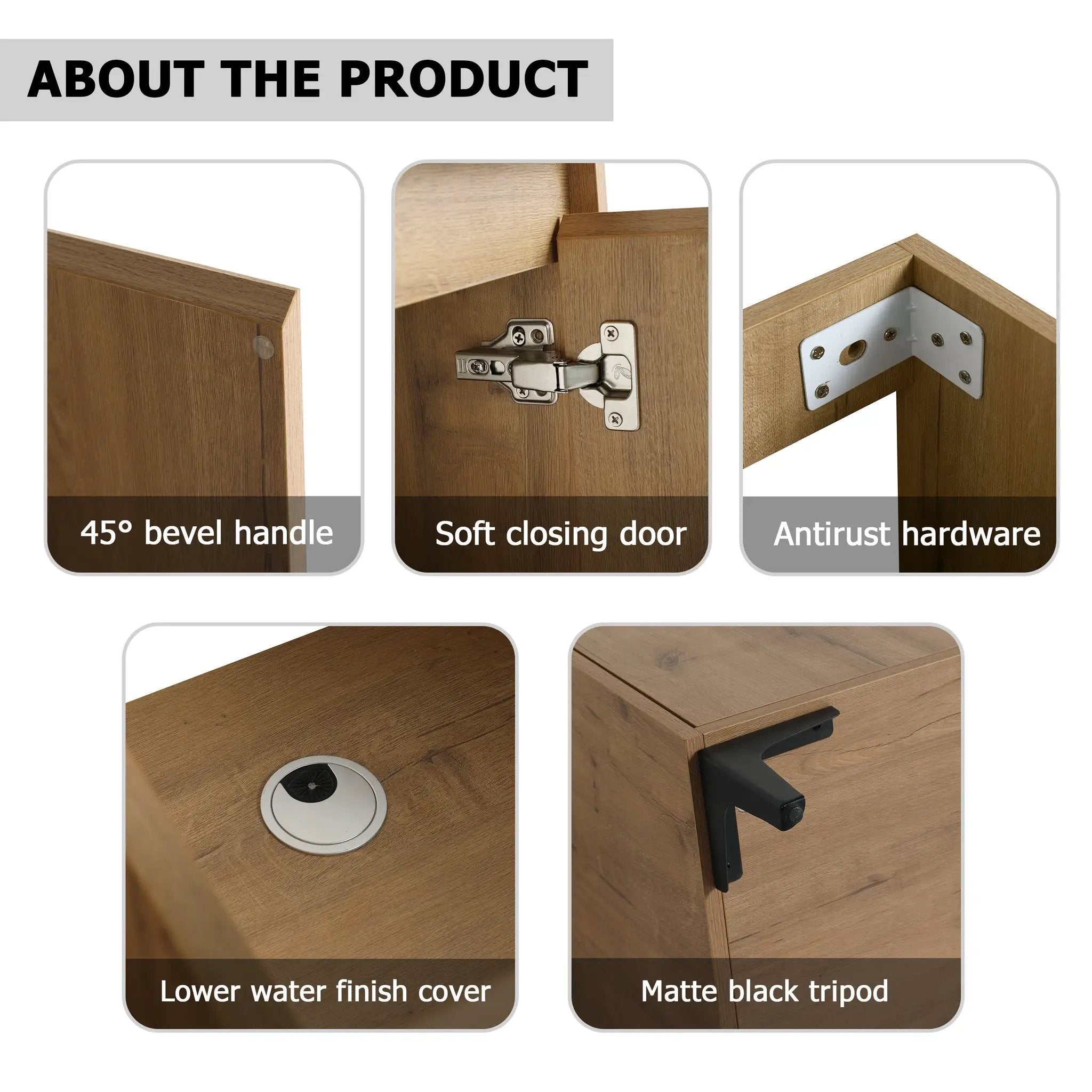 48" Freestanding Bathroom Vanity With Double Sink by HouseOfZazla