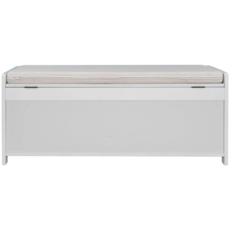 TREXM Storage Bench with 3 Shutter-shaped Doors by HouseOfZazla