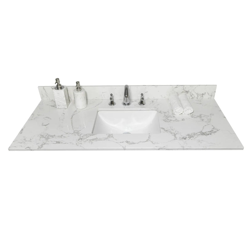 Montary 43x22 Bathroom Stone Vanity Top by HouseOfZazla