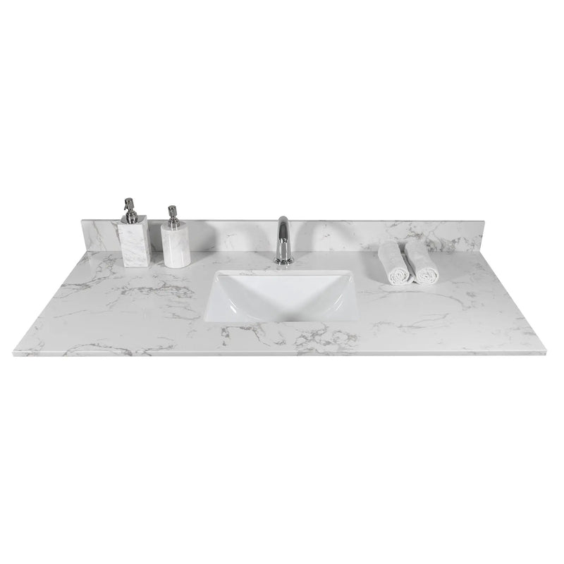Montary 43x22 Inch Bathroom Stone Vanity Top by HouseOfZazla