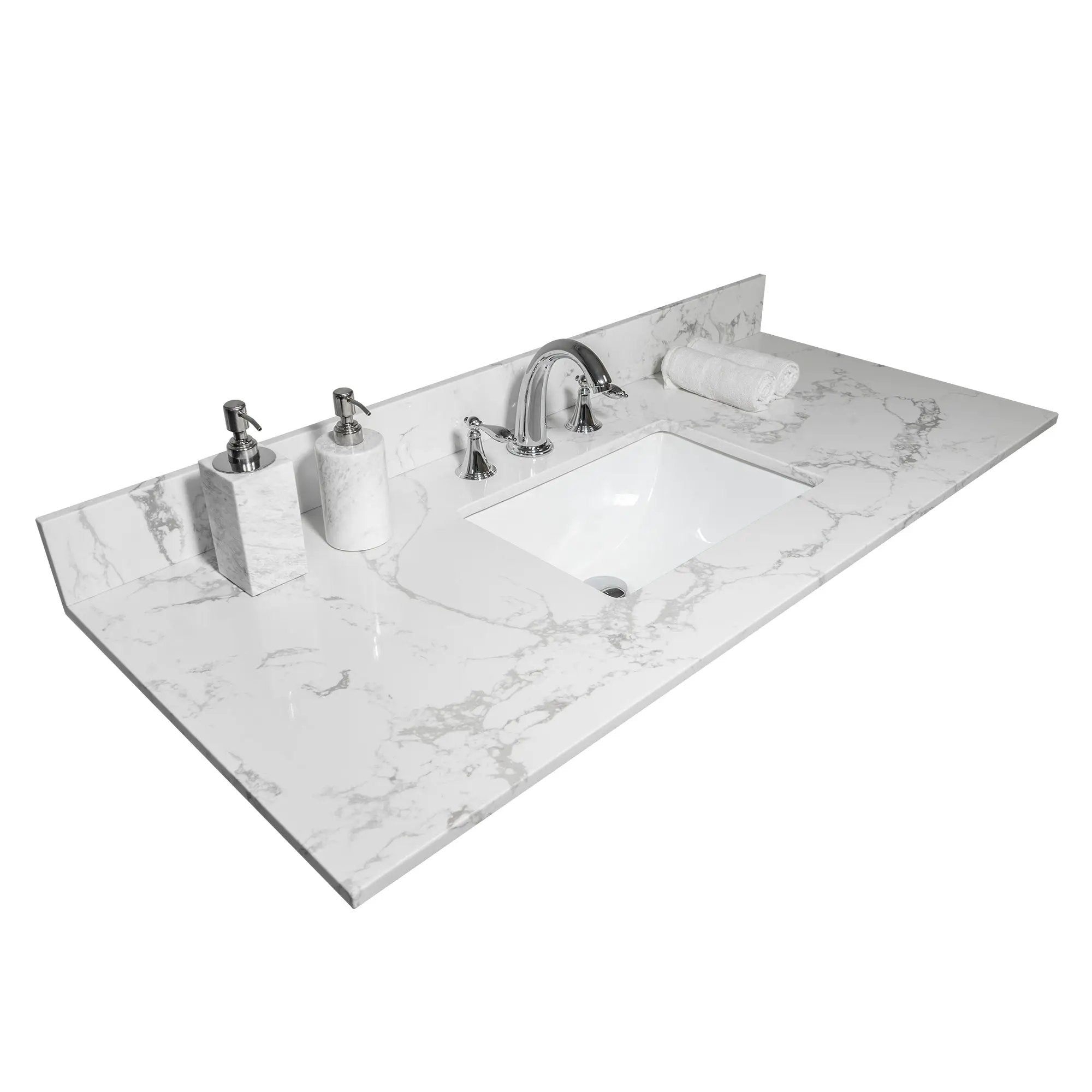 Montary 43x22 Bathroom Stone Vanity Top by HouseOfZazla