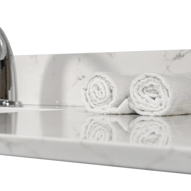Montary 43x22 Inch Bathroom Stone Vanity Top by HouseOfZazla