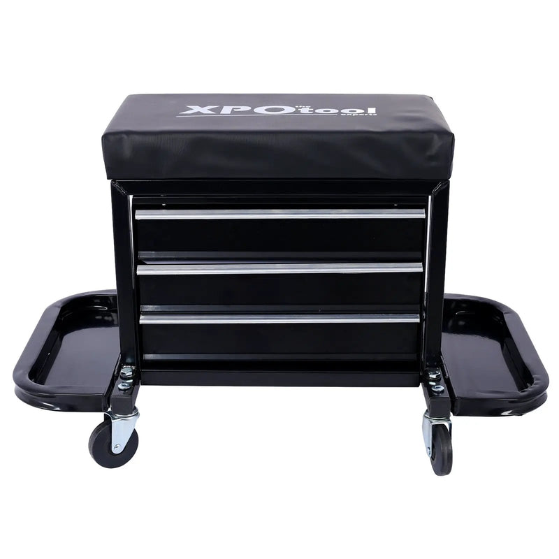 350-Pound Capacity Garage Glider Rolling Tool Chest Seat by HouseOfZazla