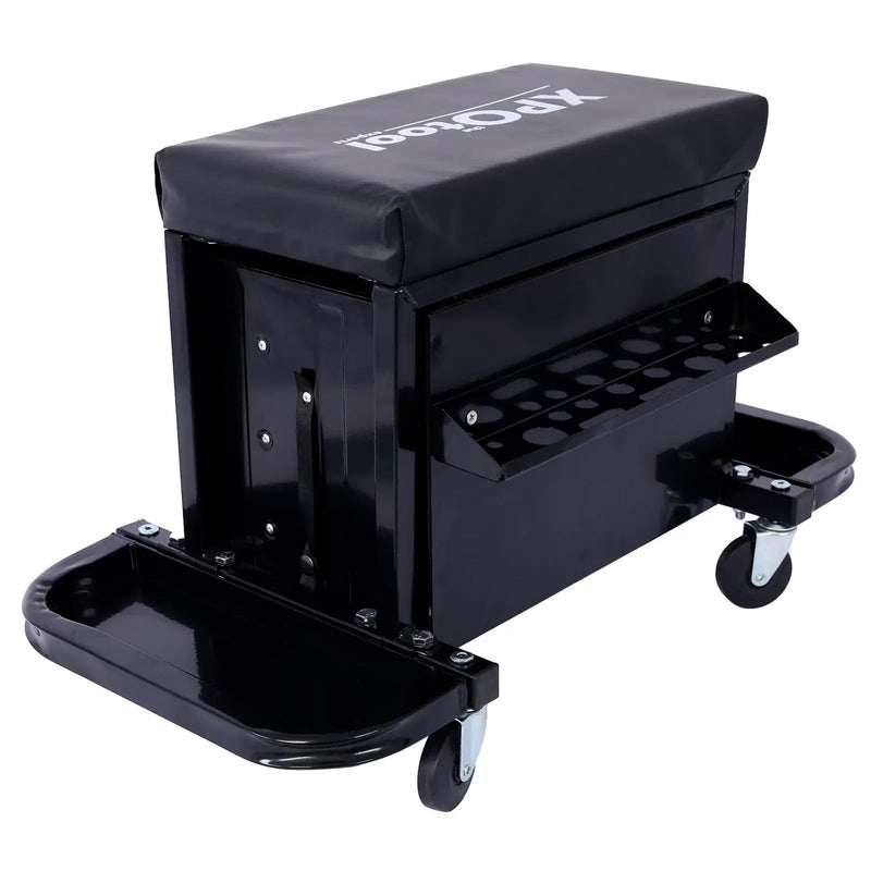 350-Pound Capacity Garage Glider Rolling Tool Chest Seat by HouseOfZazla