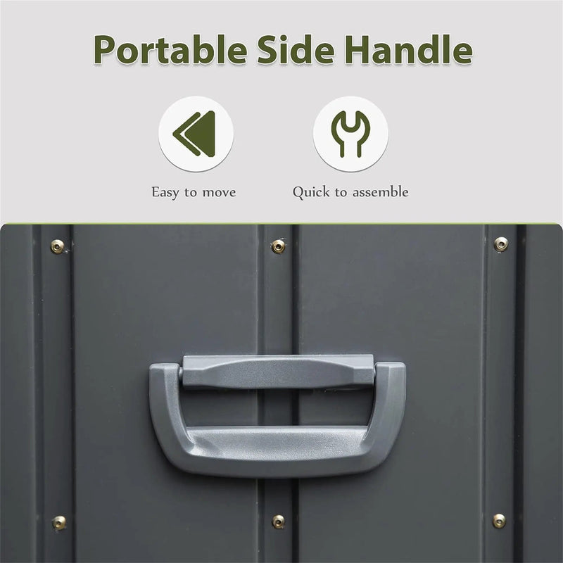 150 Gallon Outdoor Storage Deck Box - Waterproof and Lockable by HouseOfZazla