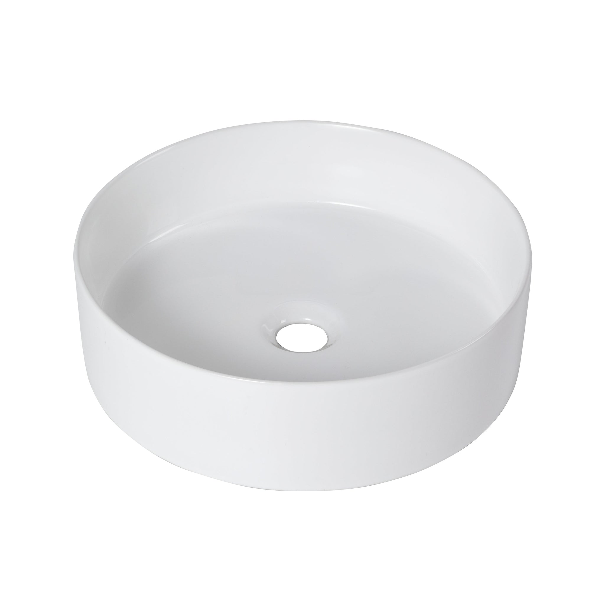 Ceramic Round Above Counter Bathroom Vessel Sink by HouseOfZazla