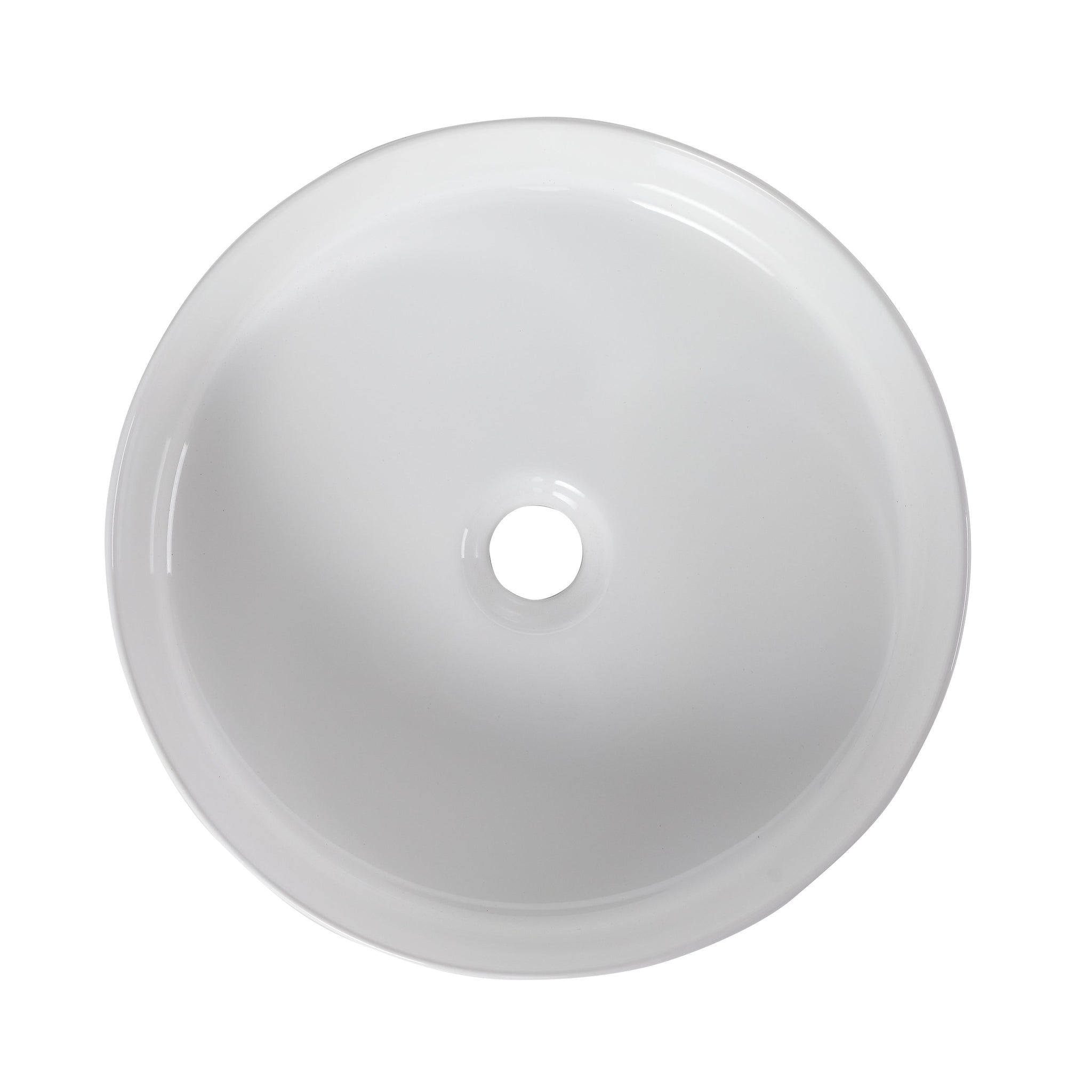 Ceramic Round Above Counter Bathroom Vessel Sink by HouseOfZazla