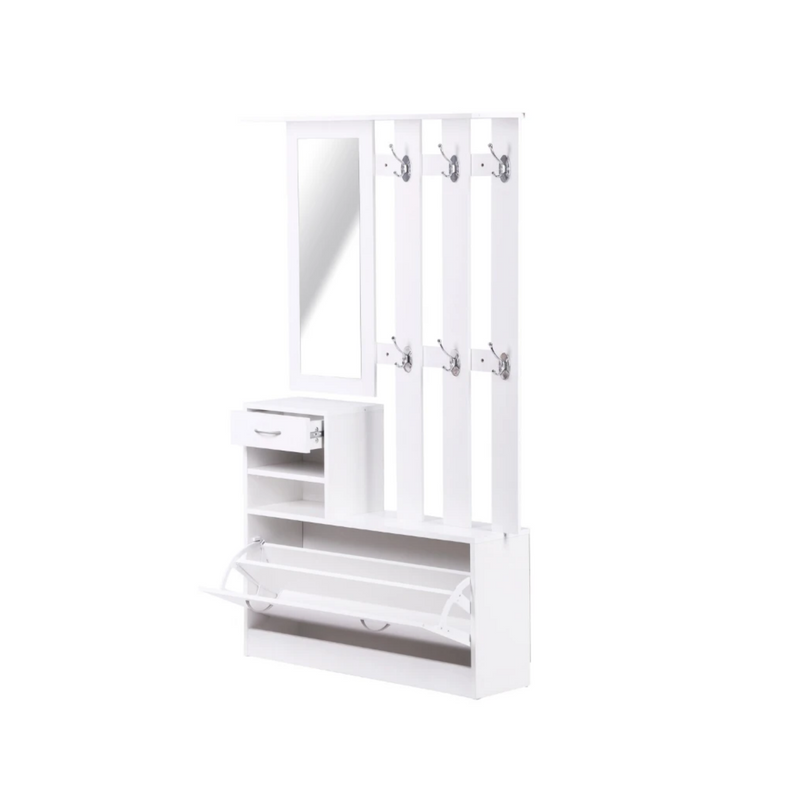 Combination Model Gate Cabinet with Shoe Cabinet & Hang Shelf by HouseOfZazla