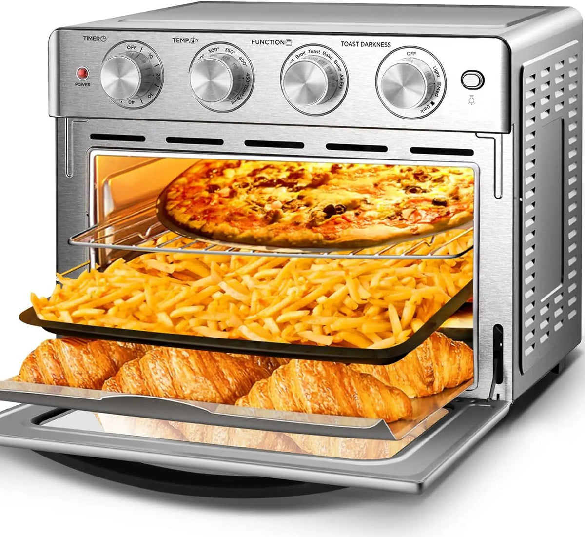 Geek Chef 6 Slice 26QT Air Fryer and Toaster Oven Combo by HouseOfZazla