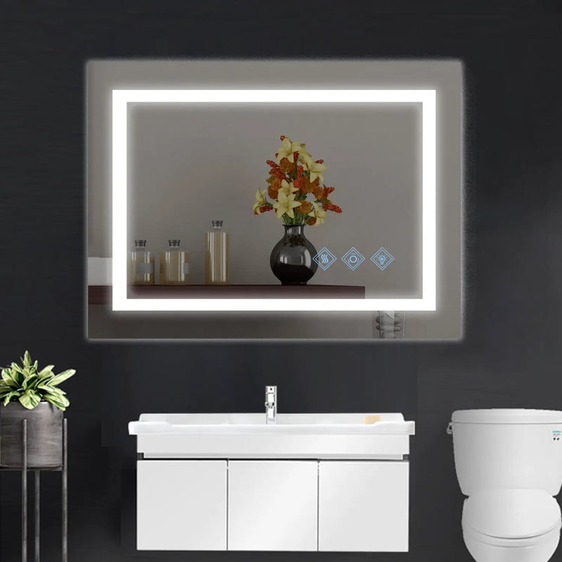 48x36 Inch LED Bathroom Mirror by HouseOfZazla