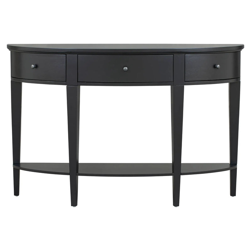 U-Style Modern Curved Console Table with 3 Drawers by HouseOfZazla